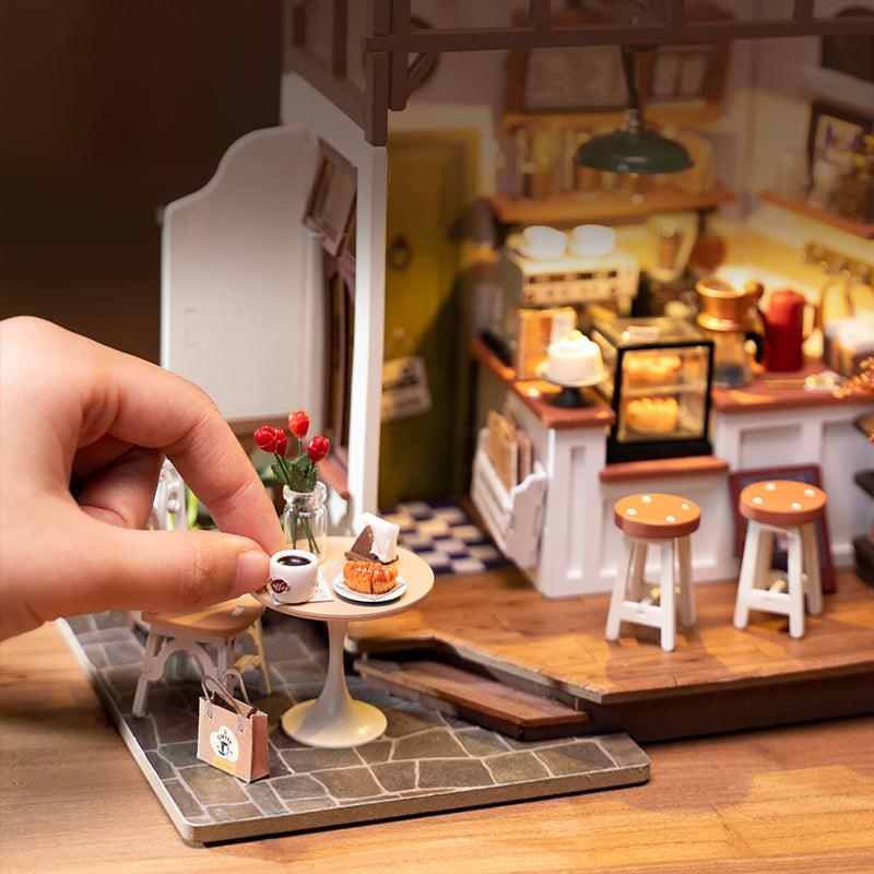 Rolife No.17 Cafe Miniature House Kit DG162 3D Wooden Building Toys For Gifts - PuzelCraft